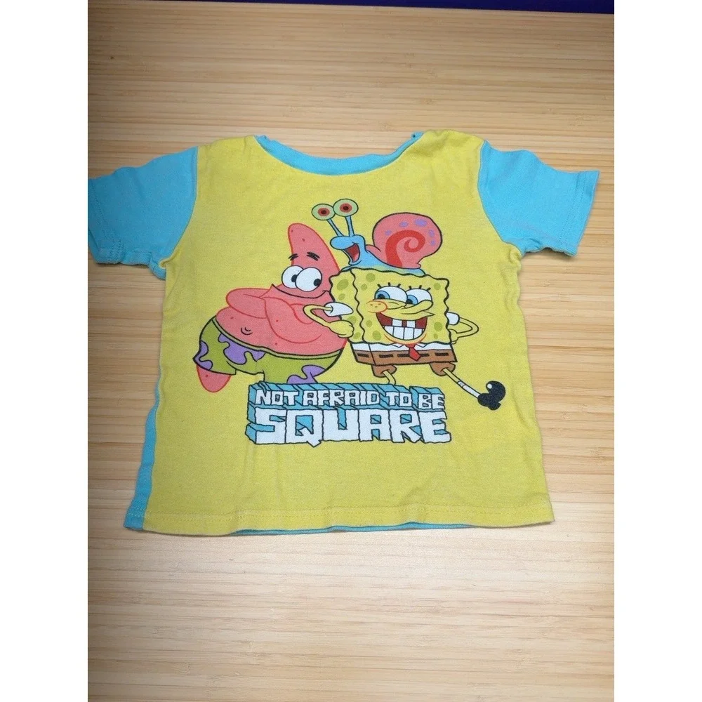 SpongeBob SquarePants Pajama Set Kids Size 6 Patrick Gary 2 Piece Cotton PJs